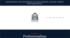 Desktop Screenshot of gtbpartners.com