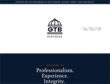 Tablet Screenshot of gtbpartners.com